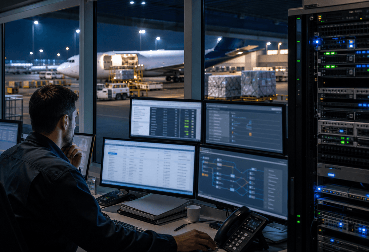 Lufthansa Cargo operational EDI messaging project visual